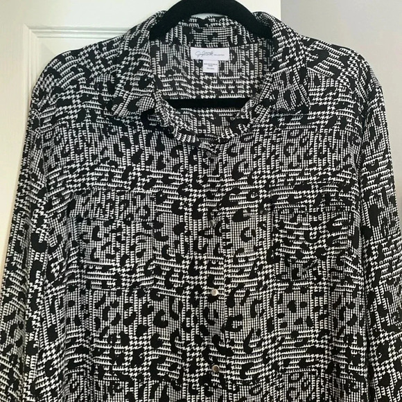Long sleeve  blouse tunic with buttons XXL - Picture 1 of 7